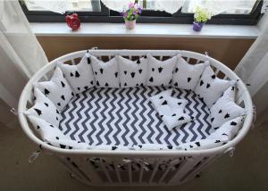 Real Simple Solid Baby Crib Bedding Sets Bed Reducer With Logo Customized