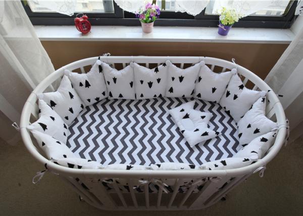 Cheap Real Simple Solid Baby Crib Bedding Sets Bed Reducer With Logo Customized for sale