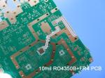 6 Layer Hybrid PCB 10 mil with Blind Via