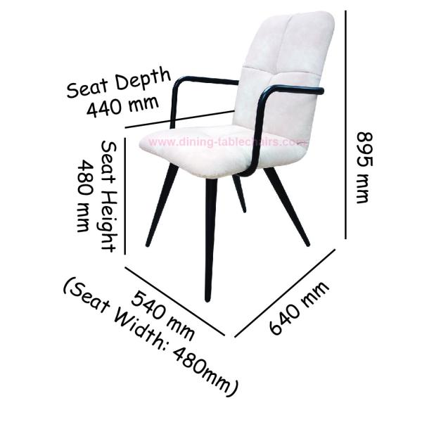 PU Upholstered Restaurant Dining Chairs