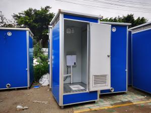 Best Prefab Metal Portable Toilet , EPS Portable Container Toilet For Outdoor Park wholesale