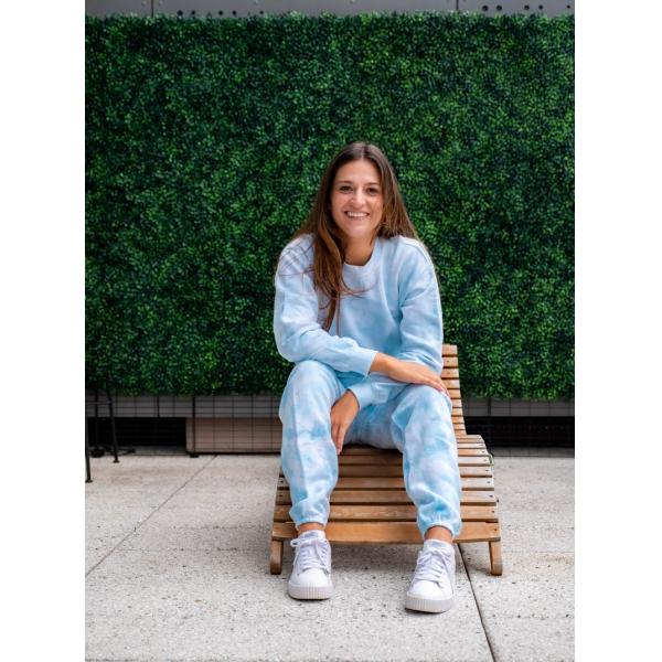 Handmade Tie Dye Matching Dog Human Clothes Outdoor Casual