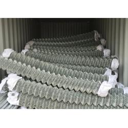 China 48" X 100" Chain Link Mesh Fence Galvanized Silver Coated for sale