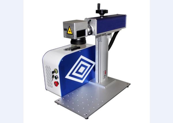 Cheap 20W portable fiber laser marking machine with adjustable Z axis for sale