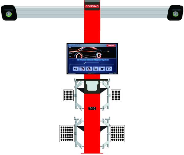 Cheap Android 3D Wheel Alignment And Balancing 220RPM 3d Car Wheel Alignment for sale