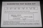 Plastics Hardness Tester Test Block Hard Rubber Durometer Test Block with 7