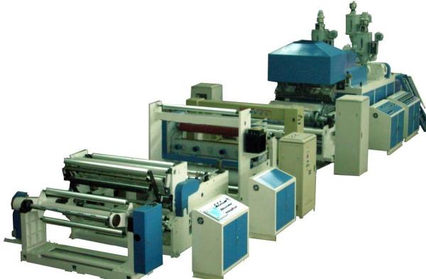 Cheap 3 Layer CPP Sheet Co Extrusion Line , Touch Screen Sheet Extrusion Line for sale