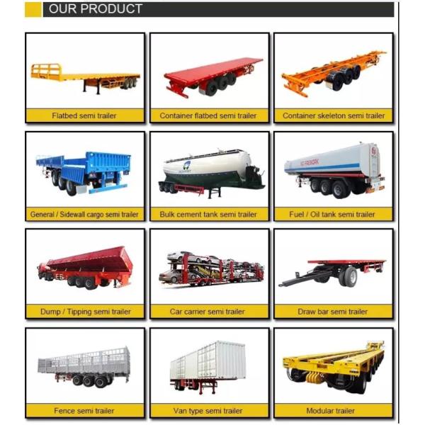 30 Years of Exporting 3 Axle 4 Axle Flat Bed Truck Semi Trailer from ISO9001 Certified