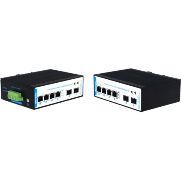 SFP Managed Gigabit Ethernet Switch 2port 100 / 1000M Automatically Support IGMP