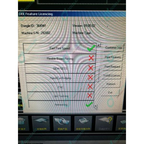 Used DEK Galaxy Touchscreen PCB SMT Screen Printers DEK Galaxy SMT PCB Screen Printer Screen printing machine