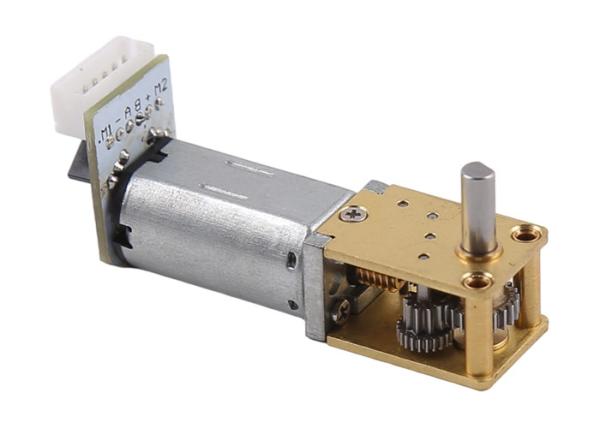 Cheap 6V Small DC Gear Motor N20 N30 Worm Gear Reducer Motor With Encoder for sale