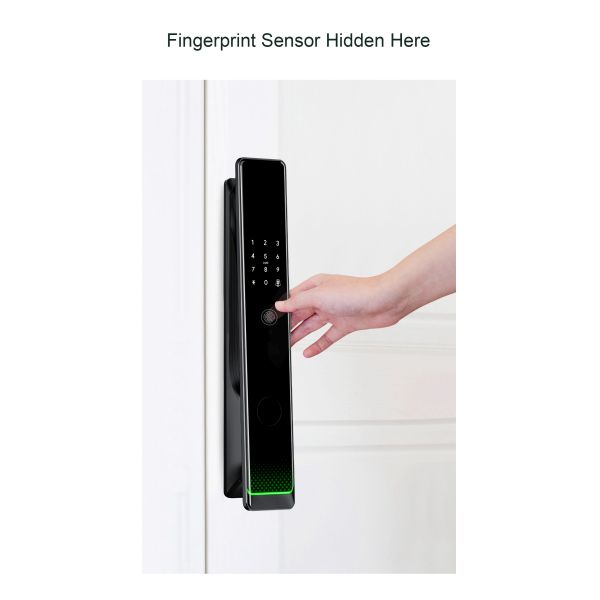 Liliwise Automatic Customized Wifi Waterproof Built-In Doorbell Unlock Smart Locks Tuya Ttlock Smart Door Lock With Fingerprint