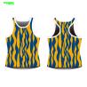 Buy cheap Fast Dry 100gsm Summer Athletic Teamwear Sleeveness Cool Running Singlet from wholesalers