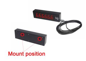 Best LED Remote Display Load Cell Indicator With RS232 And RS485 Communication wholesale
