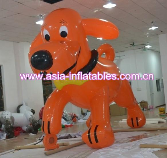 Cheap custom red inflatable dog shape helium cartoon balloon for sale for sale
