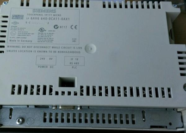 Cheap Siemens HMI Touch Screen For Operation Control / Monitoring 6AV6640 0CA11 0AX1 for sale