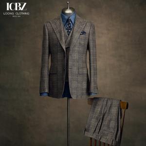 Best Customized Designs Single Breasted Two Buttons Wool and Silk Suit for Men