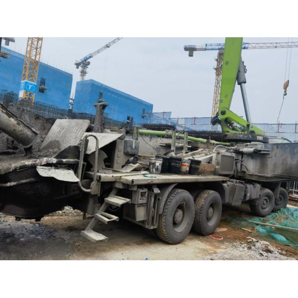 2017 Concrete Placing Boom Pumping Machine Second Hand Truck Mounted Concrete Pump