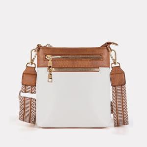 China NEW DETACHABLE JACQUARD STRAP RETRO COLOR PU LEATHER CROSSBODY BAG CROSS-BORDER WOMEN'S BAG on sale