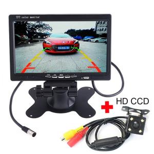 China Durable 7 Inch Rearview Mirror LCD Monitor , Backup Camera Monitor 300 / 1 Contrast on sale