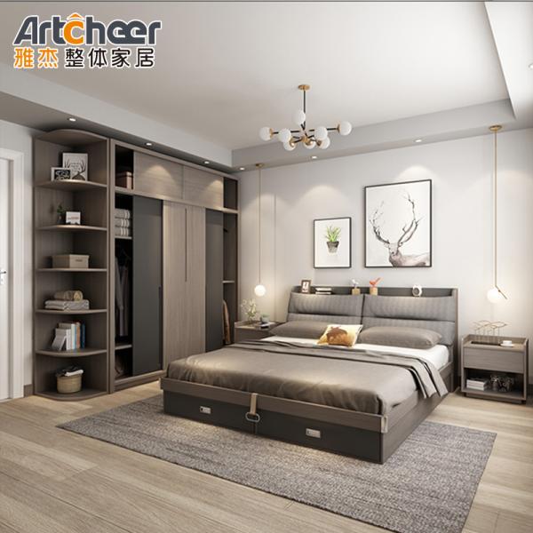 Modern Stylish Custom Wardrobe Closet with Eco-Friendly Material and Customized Size