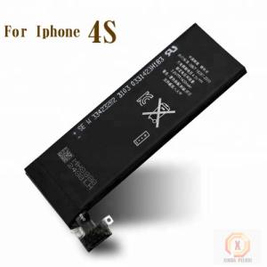 China Apple spare parts Battery For Iphone 4 S AAA Grade 3.8 V 1430 mAh 4S Factory 100% Test 0 cycle OEM Replacement Repair on sale