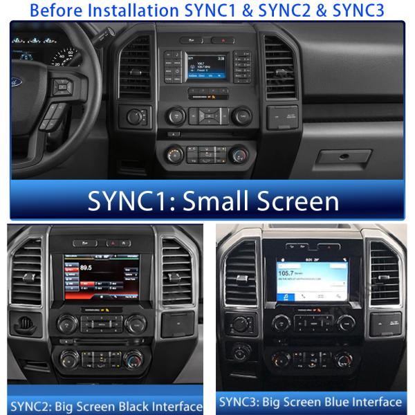 Viknav Car Radio For Ford F150 (2015-2022) 14.5 inch Upgrade Android Auto Audio MultimediaPlayer GPS Touch Screen