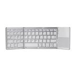Foldable Bluetooth Keyboard,ABS Portable Mini Keyboard with Touchpad for IOS