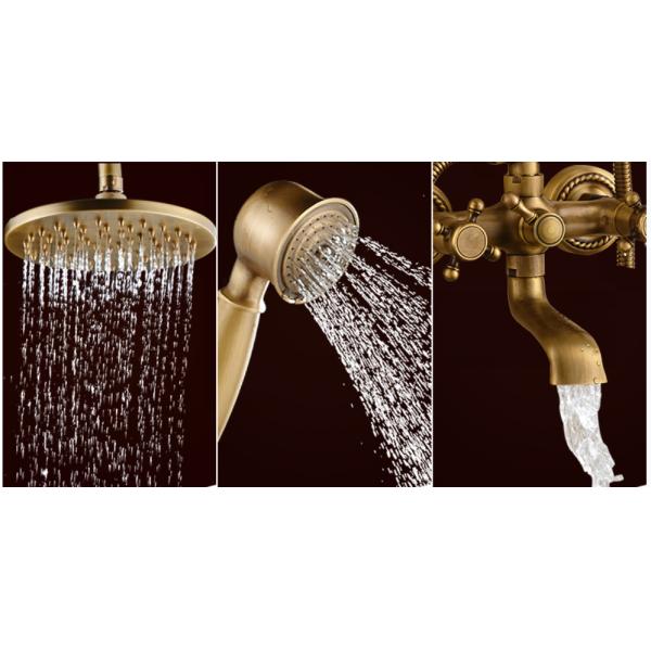 Luxury Copper Antique Shower European Rain Shower Faucets