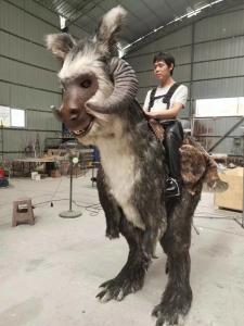 Animatronic Dinosaur Star Wars Tauntaun Ride On Costume In Festival Parade Event