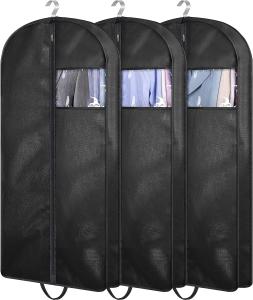 China KIMBORA 43 SUIT BAGS FOR CLOSET STORAGE AND TRAVEL, GUSSETED HANGING GARMENT BAGS FOR MEN SUIT COVER WITH HANDLES FOR on sale