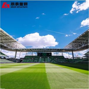 Large Span Galvanized Steel Structure Building Hot Rolled For Stadium Football