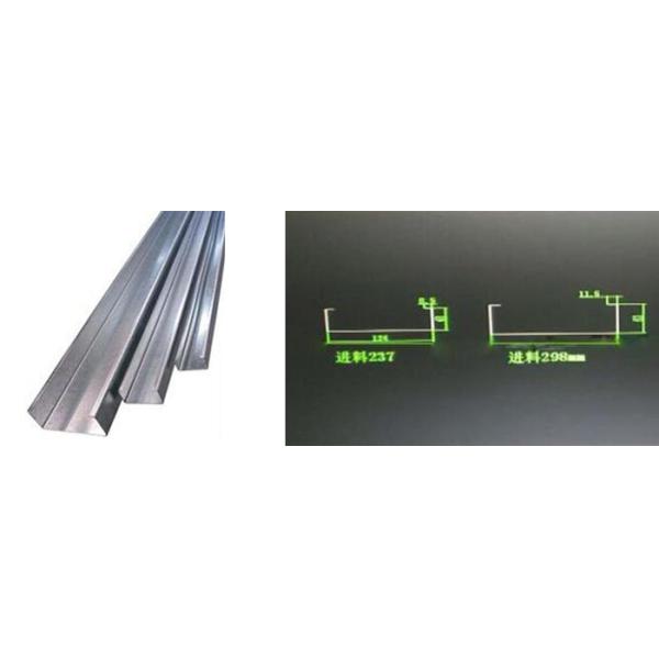 C Section Roll Forming Machine / Cold Roll Forming Machine C Z Purlin Punching