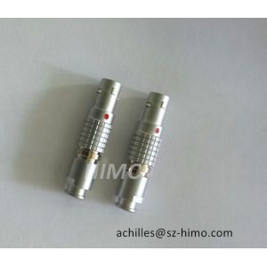 push pull self-locking 3pin lemo cross push pull connector cable assembly