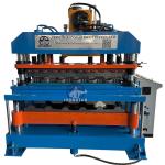6 rib trapezoidal and glazed tile double layer roll forming machine for Slovakia