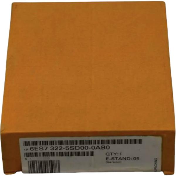 Cheap SIEMENS 6ES7322-5SD00-0AB0 SIMATIC S7, DIGITAL OUTPUT SM 322, ISOLATED, 4 DO, 24 V DC, 10 MA, 1 X 20-POLE, FOR SIGNALS for sale