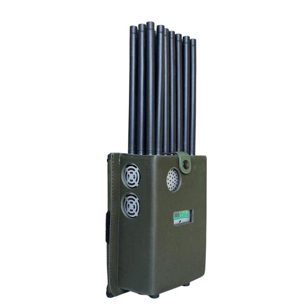 New design 21 antennans portable signal jammer blocking WIFI 6E and mobile phone 2G, 3G, 4G, 5G and GPS, WIFI, UHF, VHF, RF,LOJACK signals with new