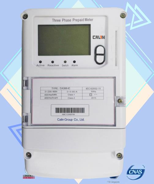 Cheap IC Card Prepaid Commercial Electric Meter , IEC Standard Three Phase energy meters for sale