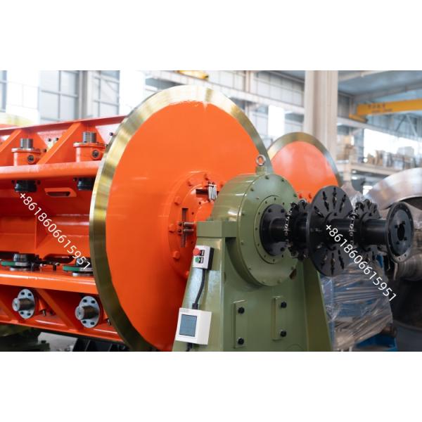 End Shaft Take-up And Traverse Wire Rigid Stranding Machine JLK-500/37B For Easy Handling