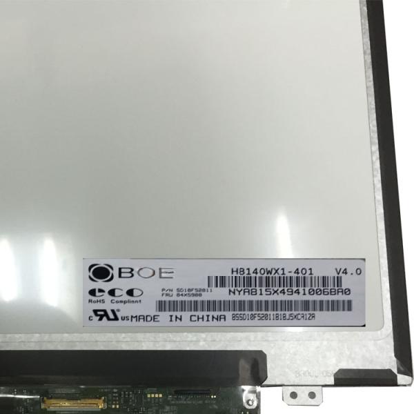 HB140WX1 401 14 Inch LCD Screen / LCD Screen Replacement 1366x768 HD EDP 30 Pin