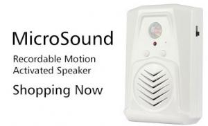 Best COMER advertising amplifier PIR motion detector voice prompt doorbell talking products wholesale