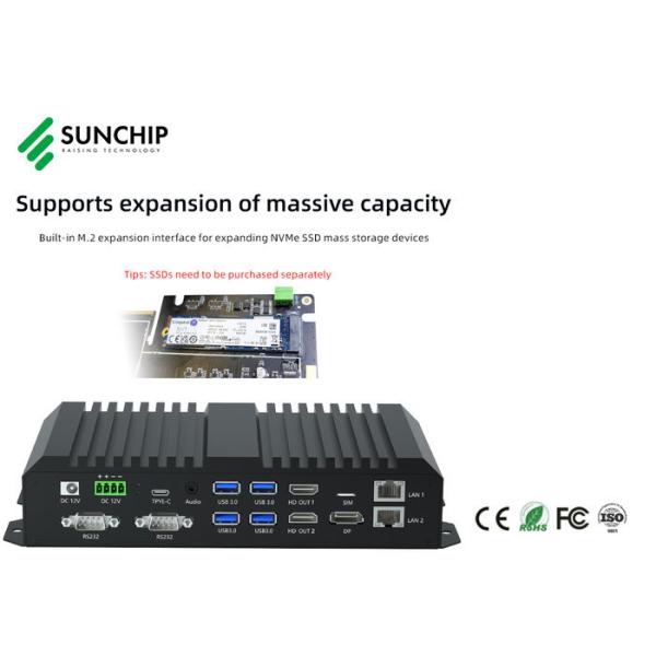 RK3588 Octa Core Embedded Media Player Android 12 Industrial Edge Computing AI NPU 6.0tops