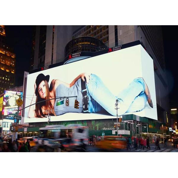 P10 Outdoor Full Color LED Display IP65 Customized Screen Dimension