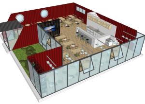 China 40ft Prefabricated Composite Steel Shipping Container Homes on sale