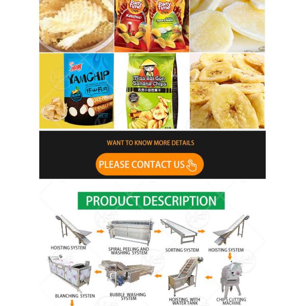 Large Scale French Fries Processing Line Maquina Para Hacer Papas Fritas