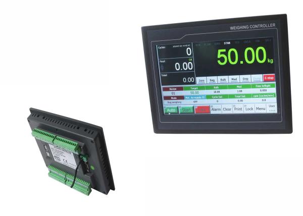 Cheap Auto Zero Tracking Weighing Scale Indicator , Touch Screen Controller I/O Interface For Single Packing Scale for sale