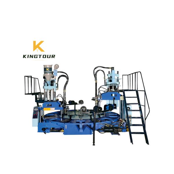 Rotary Shoe Sole Making Machine PVC / TPR / TPU / TR Shoe Sole Molding Machine