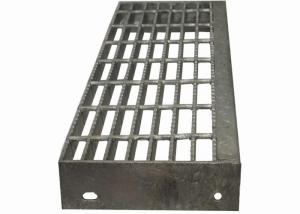 Best Galvanized Serrated Galvanized Stair Tread , Anti Slip Steel Grate Stair Treads wholesale
