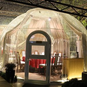 Fire Proof Garden Igloo Bubble Tent UV Resistance Heavy Duty