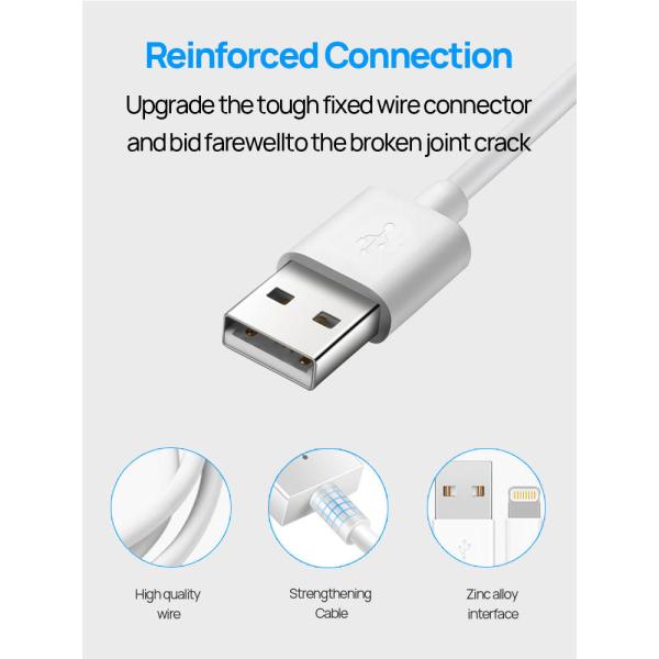 2.4A USB Lightning Charging Cable